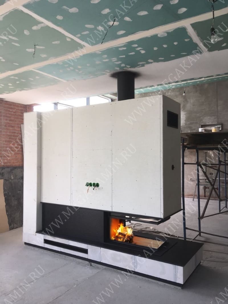 1. Камин центральный топка "BRUNNER"